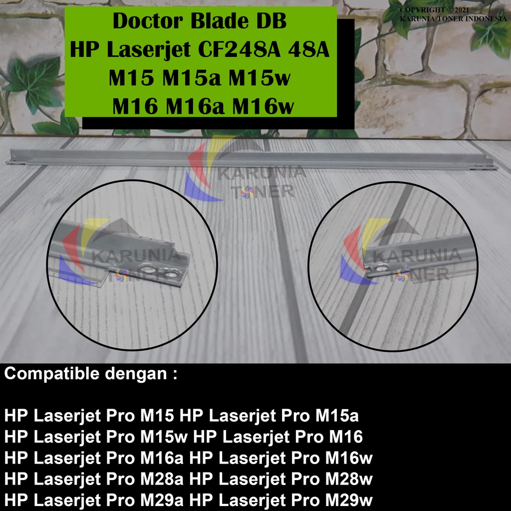 Doctor Blade DB HP Laserjet CF248A 48A M15 M15a M15w M16 M16a M16w