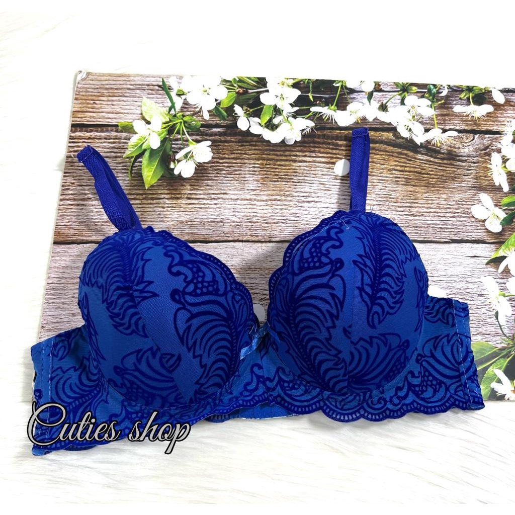 BRA KAWAT MOTIF BELUDRU CANTIK, SIZE 36-42