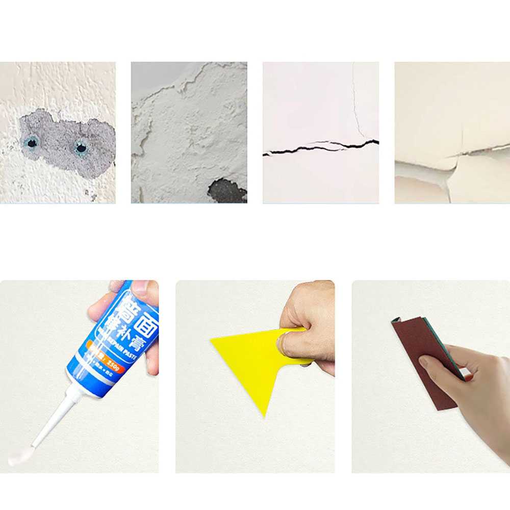 Pasta Krim Reparasi Tembok Dinding Anti Bocor Wall Crack Repair / Cat Wall Mending Agent Wall Repair Cream Wall Adhesives Crack Nail Repair Agent Walls Peeling Gap Repair Paste Scraper Tile Grout