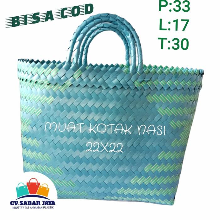 

Ukuran Super Jumbo (Xl) Tas Anyam Plastik Lurik Belanja Hajatan Parcel 007