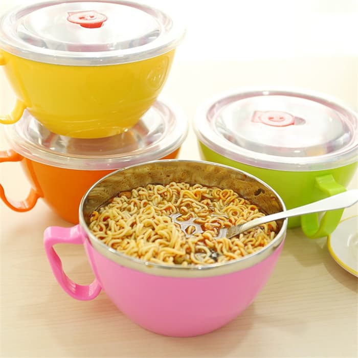 Korean Airtight Bowl / Mangkok Tutup Kedap Udara Stainless Steel