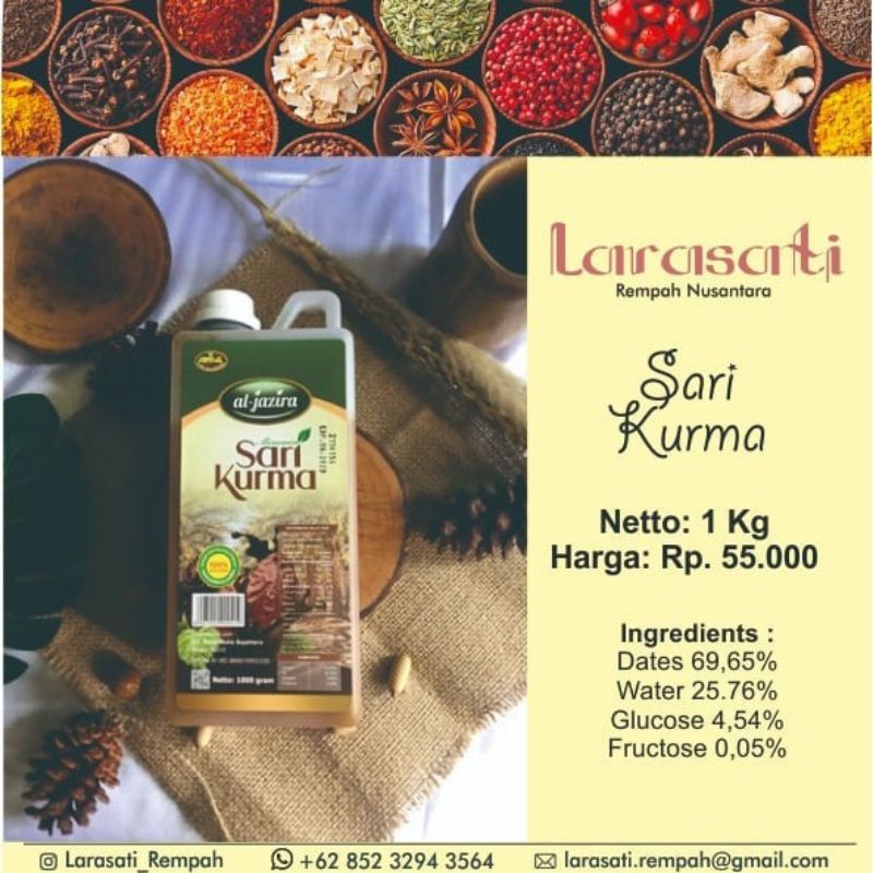 

Sari kurma Al jazira 1 kg