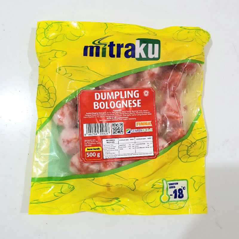 Mitraku Dumpling Ikan isi Bolognese 500g