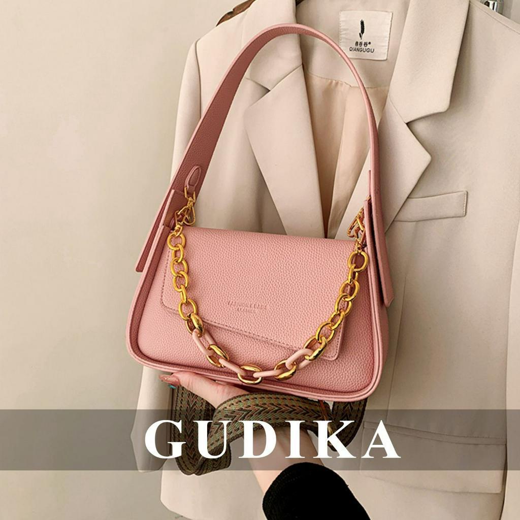 Tas GUDIKA Clara 5327 - Tas Wanita Kulit OOTD Harian Korea Style - Tas Selempang Cewek Kekinian Import Original Terbaru - sling bag - shoulder bag - tas kantor - tas bahu - tas kulit - tas batam - tas pesta