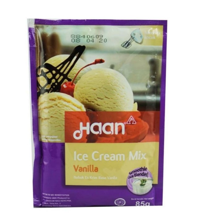 

HAAN ICE CREAM MIX VANILLA 85 GRAM