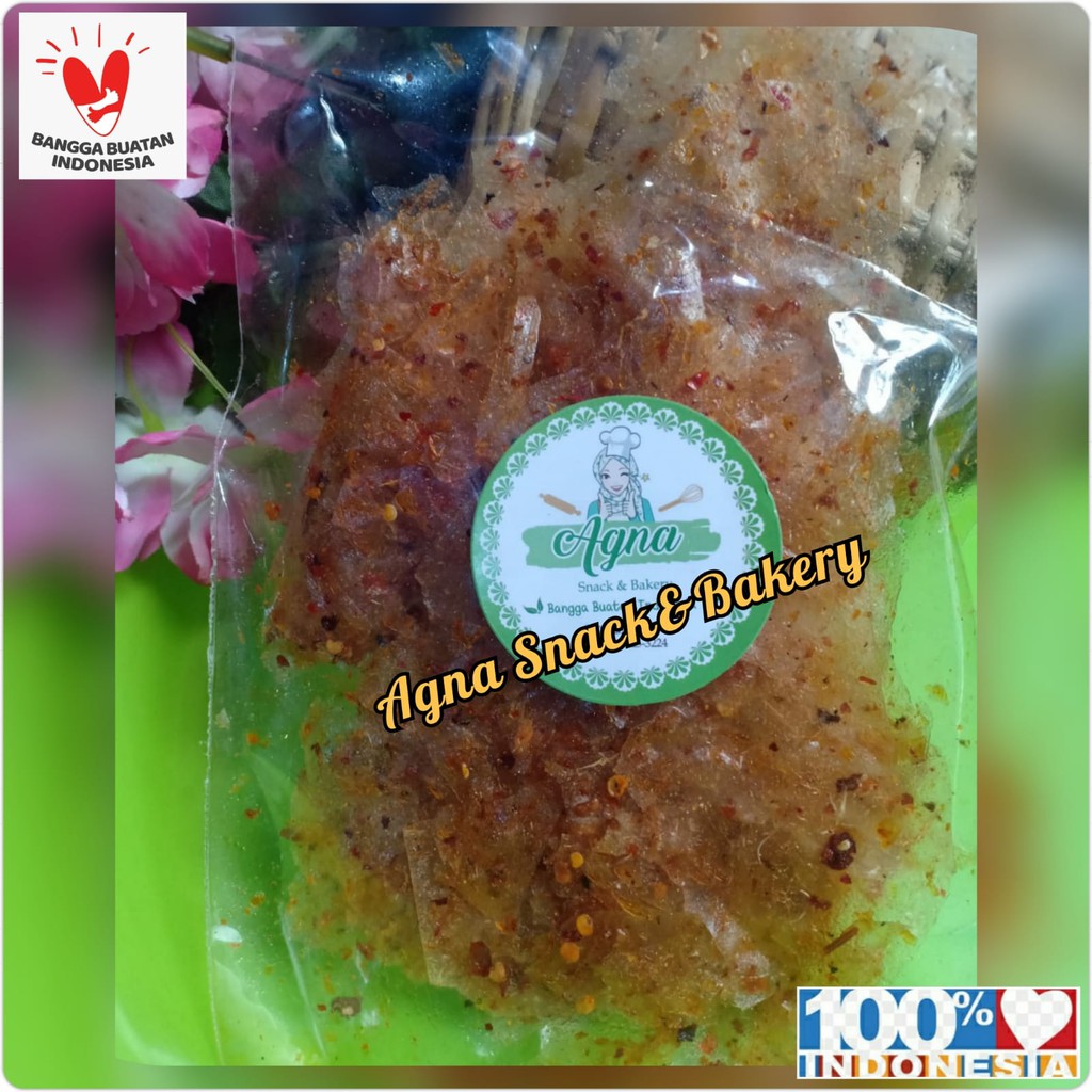 

Keripik kaca pedas kirca plastik 100gr