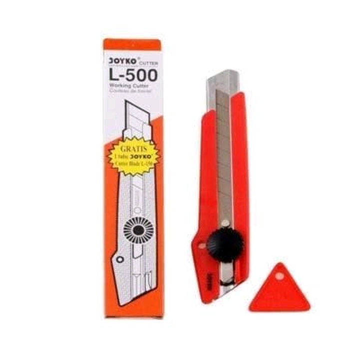 

Cutter Joyko L-500 / Pemotong kater joyko besar Bonus isi cutter