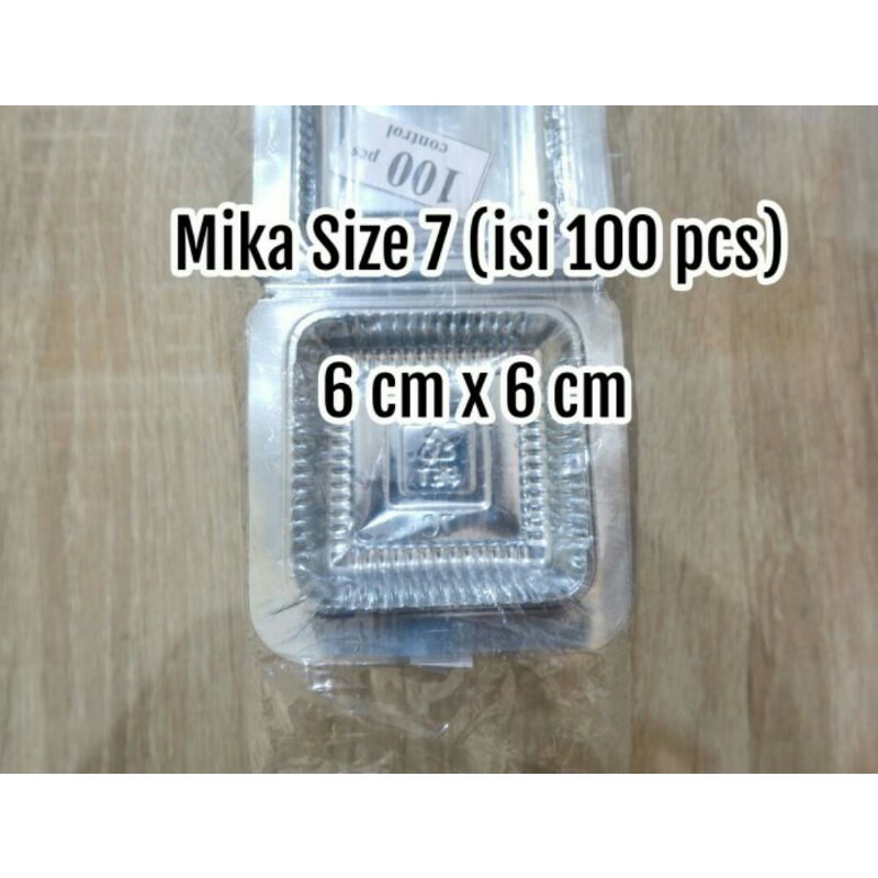 Mika Plastik/ Mika Nasi Kuning/ Mika Makanan/ Mika Kue Kecil Ukuran 7