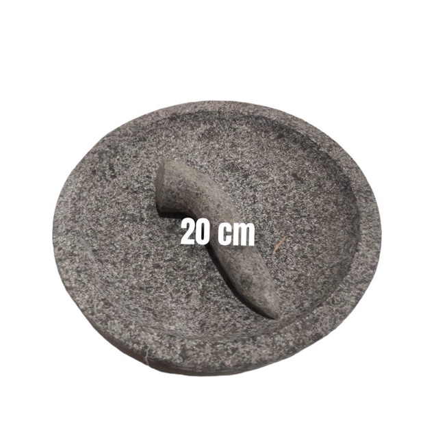 cobek batu bubut/cobek batu asli