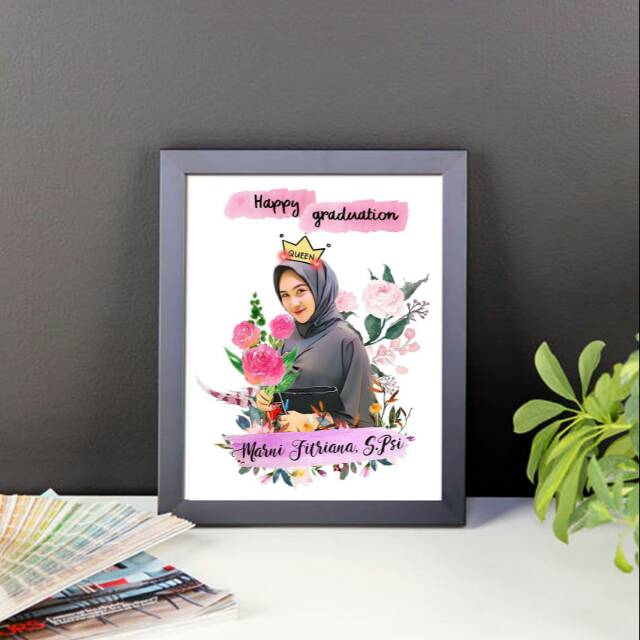 

Ilustrasi Karikatur untuk kado wedding, bday, anniv, dll