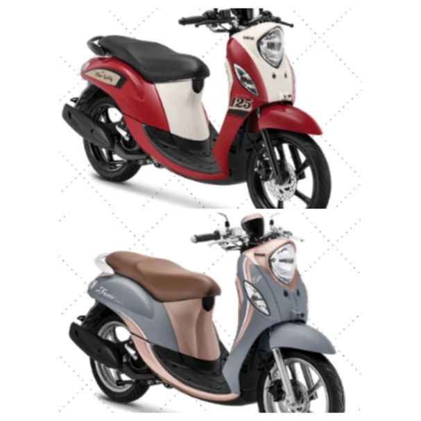 Kulit Jok Motor Yamaha Fino Premium BAHAN ORI Sarung Kulit Jok Motor Yamaha Fino Premium