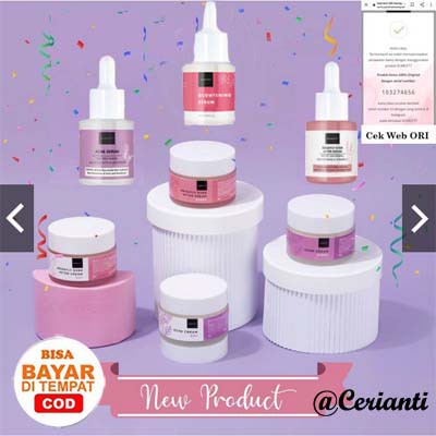 SCARLETT Whitening Brightly Ever After/ Acne Serum/ Day Cream/ Night Cream/ Glowtening Serum