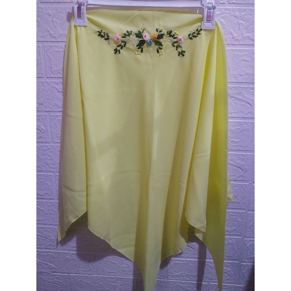 Hijab Sulam pita satin