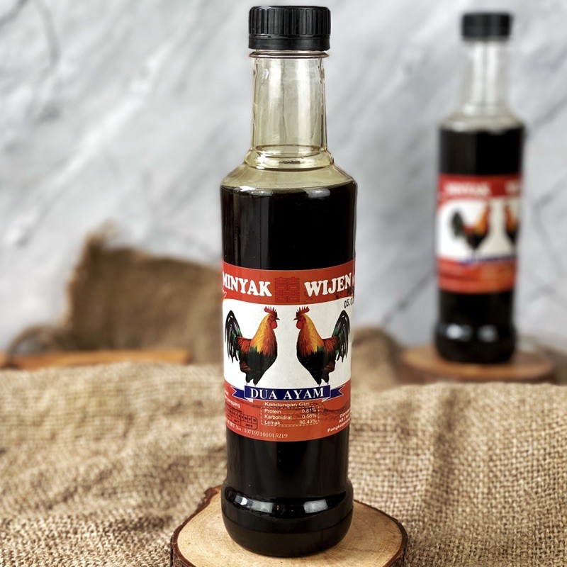 

Minyak Wijen Bangka Cap Dua Ayam Asli Bangka / Majiu / Sesame Oil