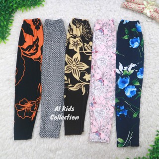 Legging Motif Usia 3 4 Tahun Celana  Panjang Perempuan  