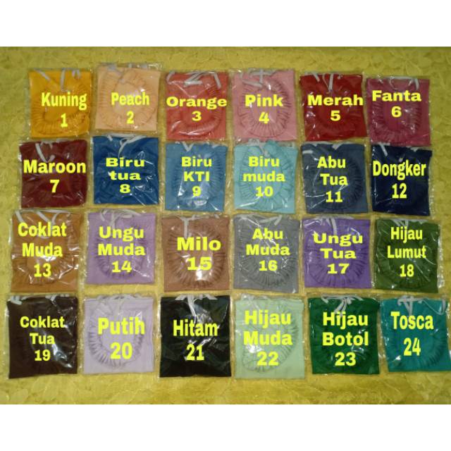 Masker Hijab Serut