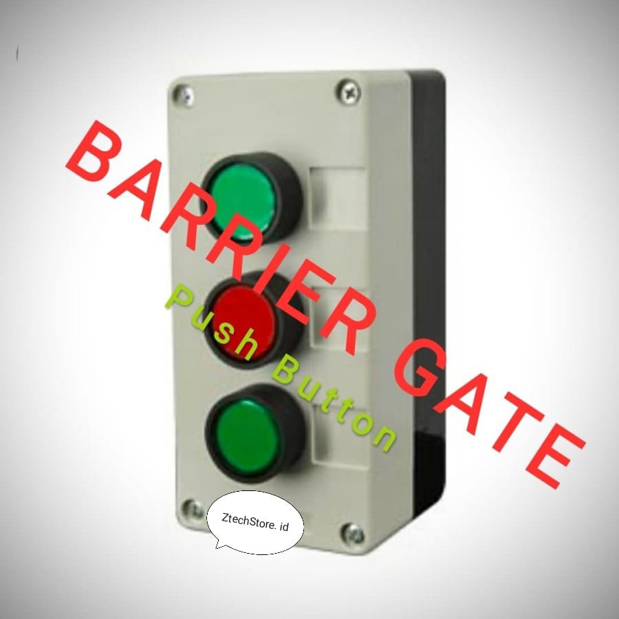 push button barrier gate palang parkir