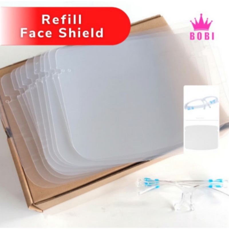 Mika refill face shield kacamata/ Refill mika