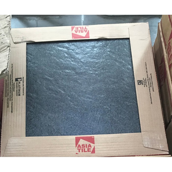 keramik Lantai Asia Tile Oscar Black 40 X 40