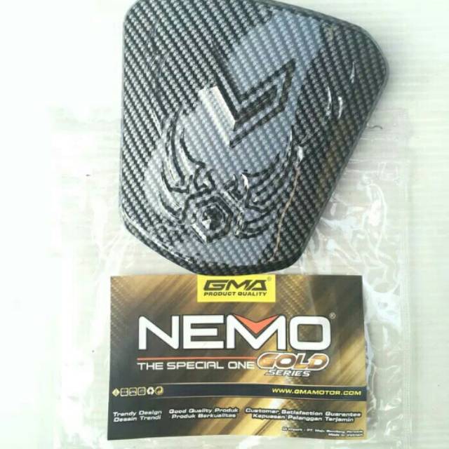 Cover tutup tangki honda pcx new lokal carbon nemo