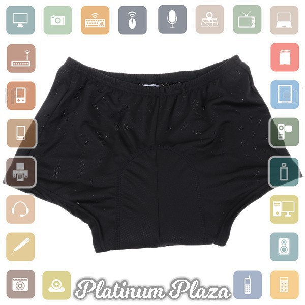 Balight Celana Sepeda RPM Cycling Short dengan 3D Padded Spo`JY0W2C- Black White