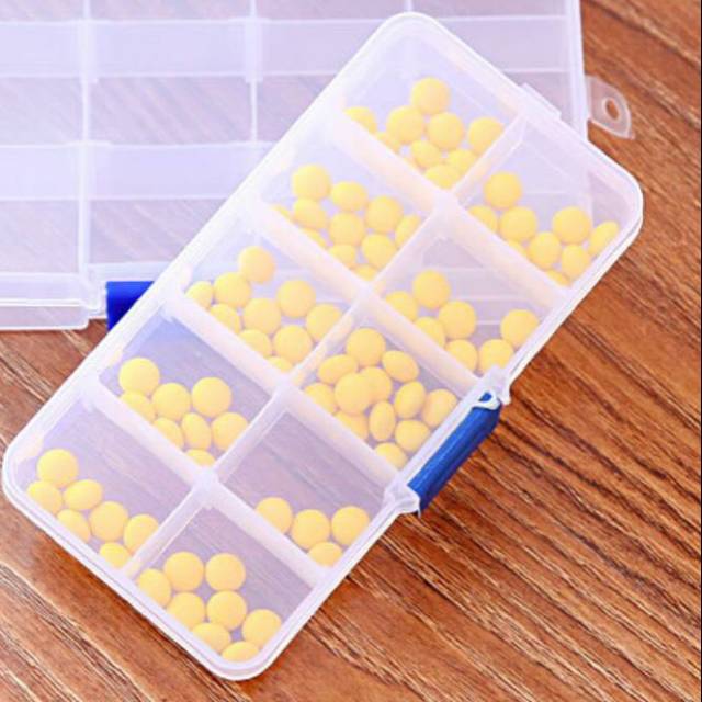 kotak obat 10 grid / case pills box