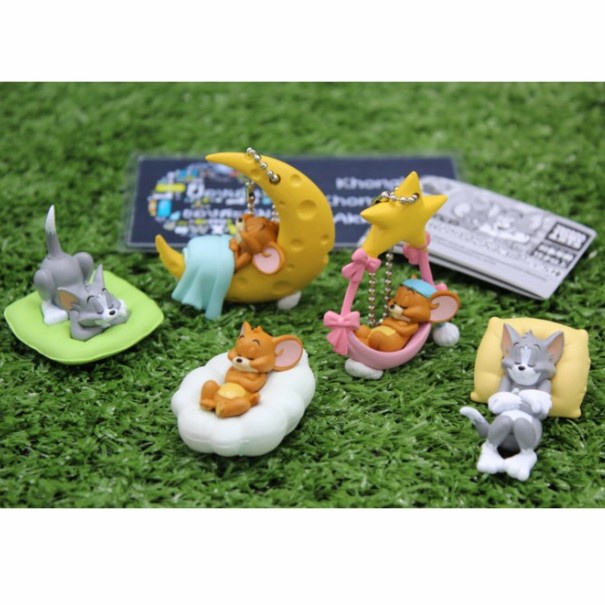 Must Have Gashapon Tom And Jerry Naptime - Takara Tomy Gachapon Gacha Terlaris