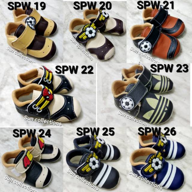 Promo!!! Sepatu Prawelker Anak Unisex 0126 (sepatu Baby 0-12)