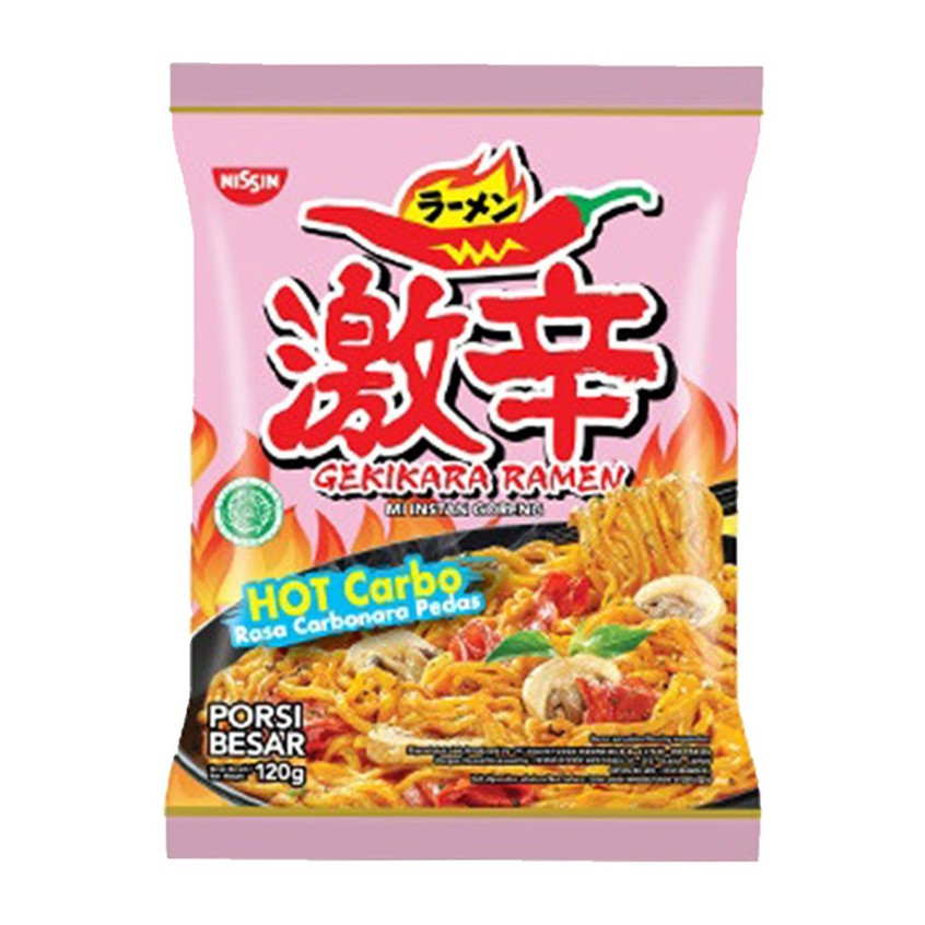 

Nissin Mie Goreng Gekikara Ramen Hot Carbo 120 gr