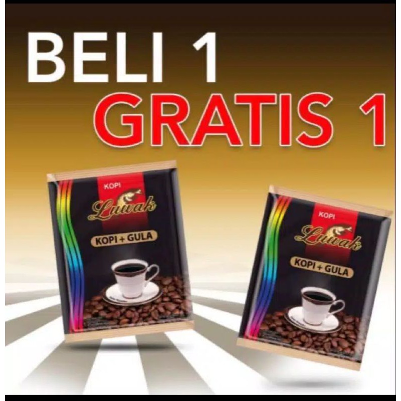 KOPI LUWAK HITAM 10 BKS BONUS 10, PAKET 20 BKS