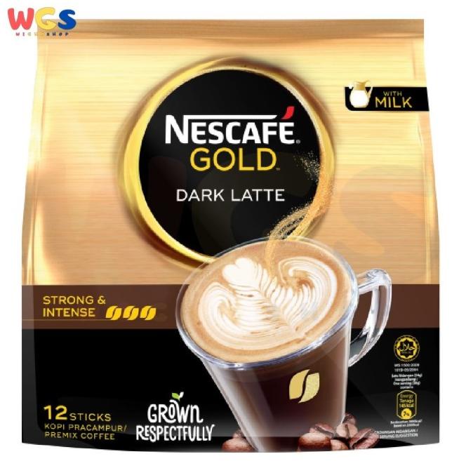 

Nescafe Gold Dark Latte Strong & Intense 12 Sticks X 34G