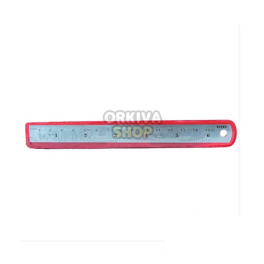 

Penggaris Besi / Garisan Besi Stainless Steel Kenko 15 cm