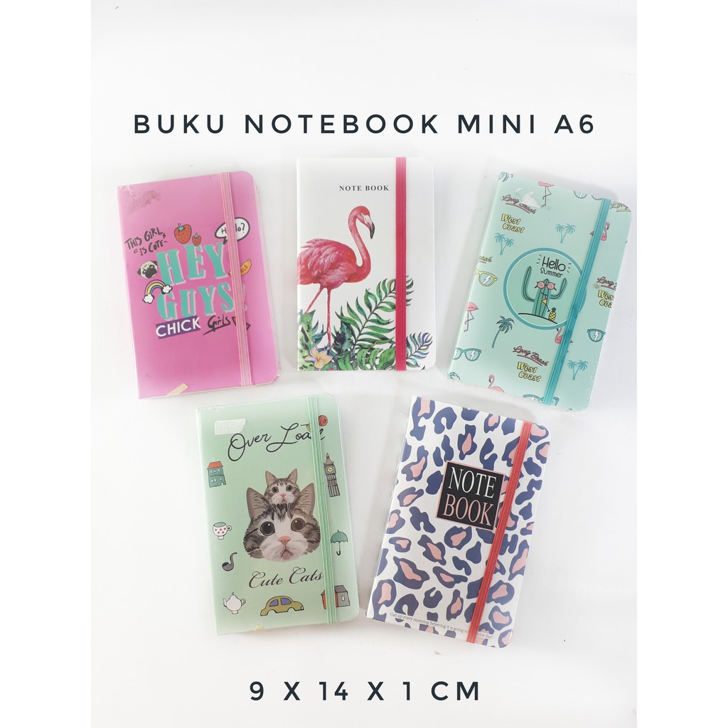 BUKU NOTEBOOK DIARY A6 LUCU BUKU NOTEBOOK A6 KECIL UNIK NOTEBOOK KARAKTER BUKU CATATAN BUKU TULIS