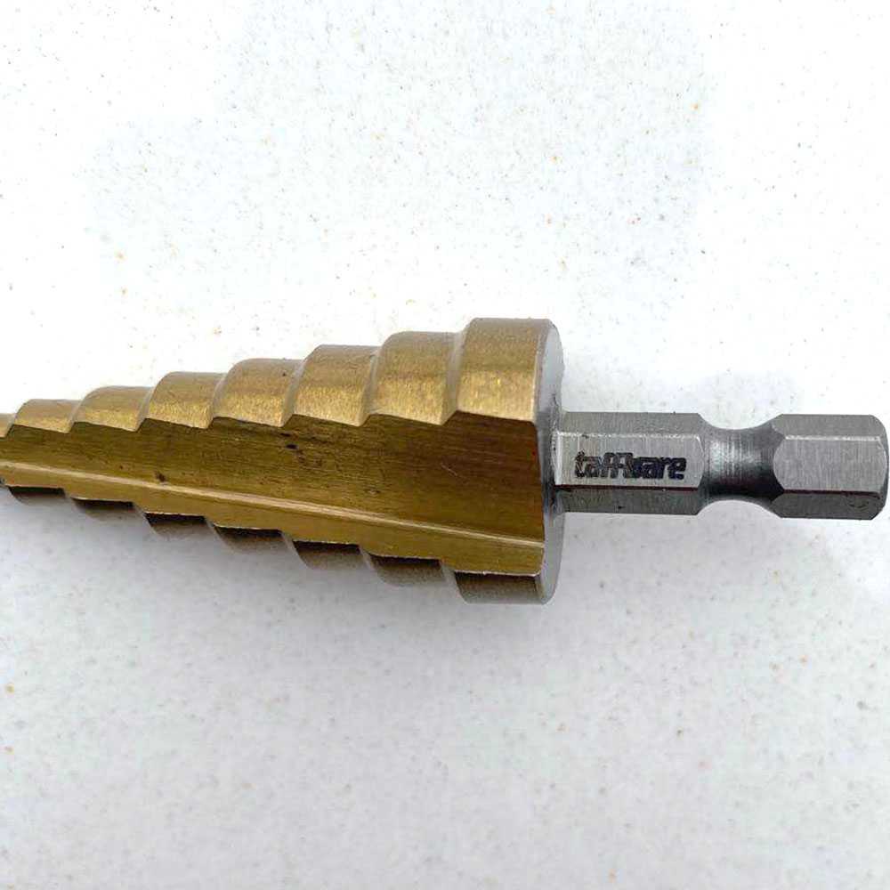 COD Mata Bor Pagoda Spiral Kerucut Step Drill Mata Bor Besi Pagoda Titanium Piramid 3 5 PCS D48