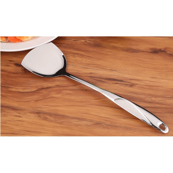 Adda Home - Set Isi 2pcs - Centong Sendok Kuah dan Spatula Stainless