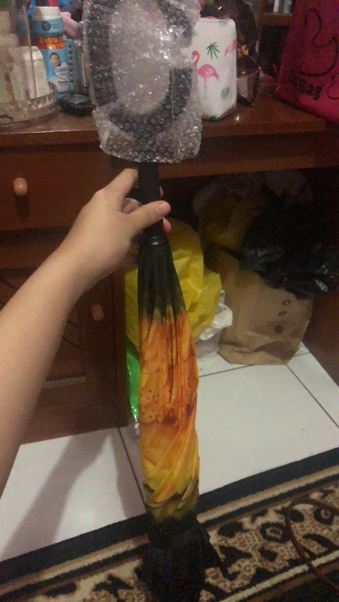 Lcx Payung Terbalik / Down Umbrella/payung Terbalik Motif / Payung Motif