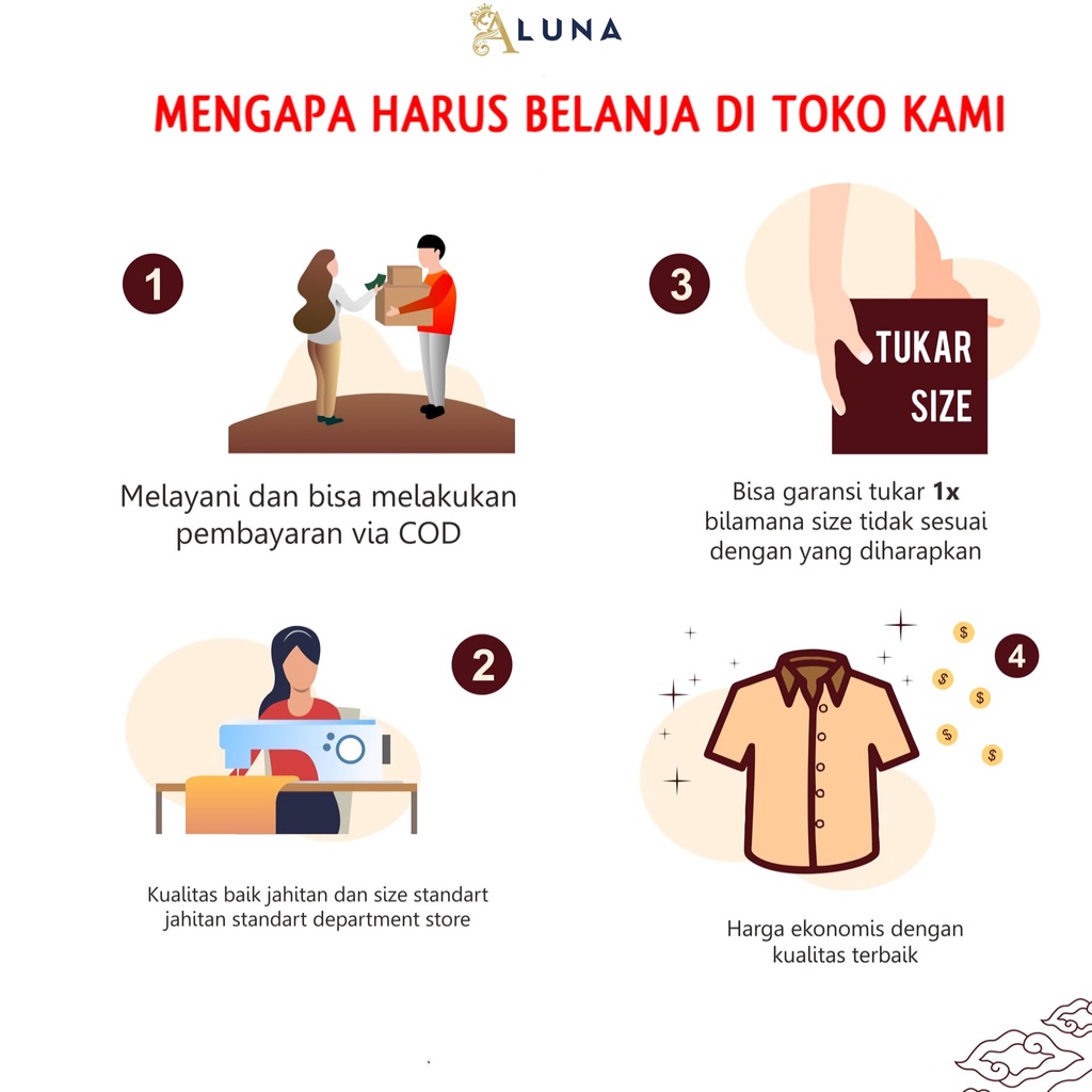 BAJU KEMEJA FORMAL KONDANGAN BATIK PRIA PEKALONGAN LENGAN PANJANG PREMIUM MODERN BATIK ALUNA PCW 089
