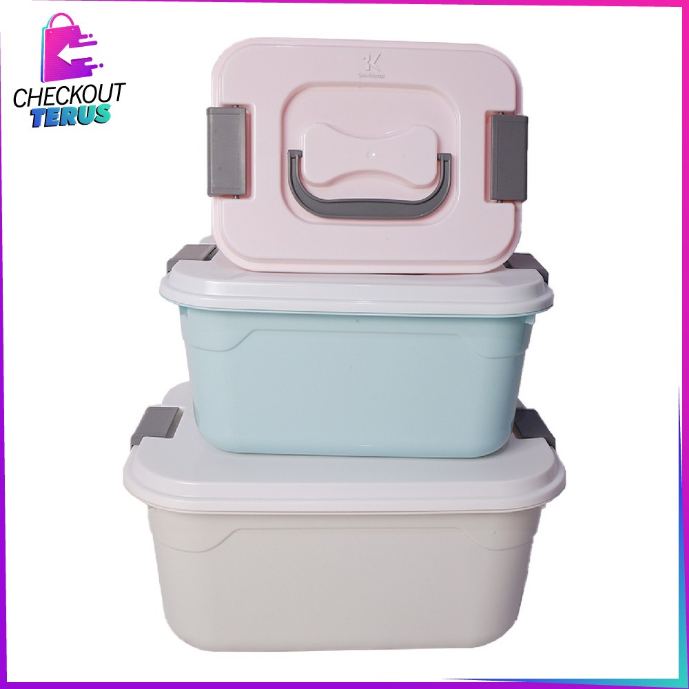 CT C272 Container Box 3IN1 Wadah Plastik Kotak Penyimpanan Container Plastik Tempat Mainan Anak Storage Organizer Box