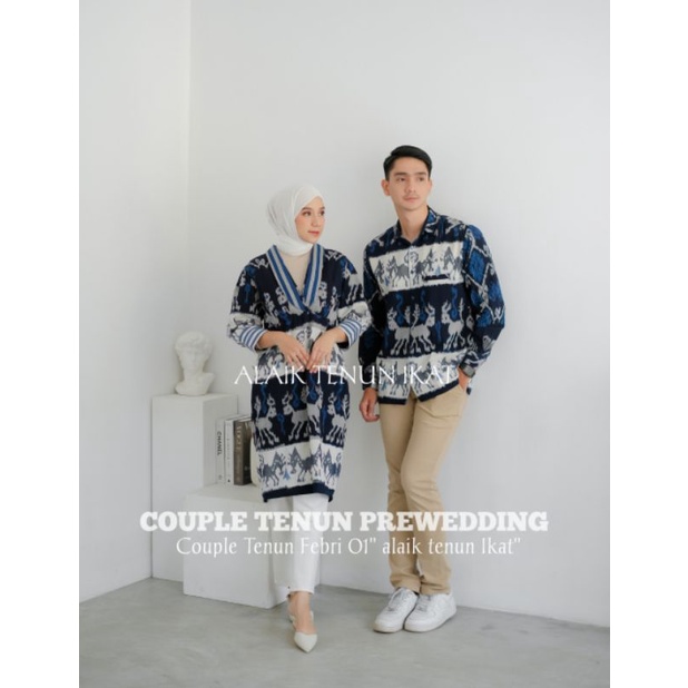 BAJU TENUN FEBRI 01 KEMEJA TENUN DAN DRESS TENUN MOTIF SUMBA