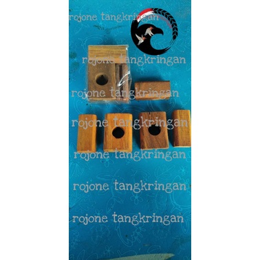 SETOPER KANDANG KOTAK BAHAN KAYU JATI MAINAN SANGKAR BURUNG