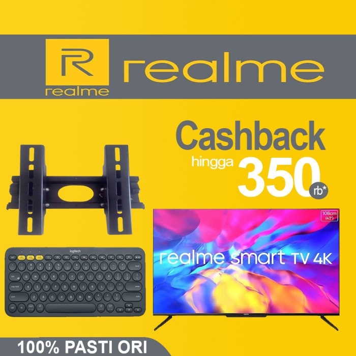 Realme Smart Android TV / Smart TV 43" / 32" / 32 Inch Garansi Resmi