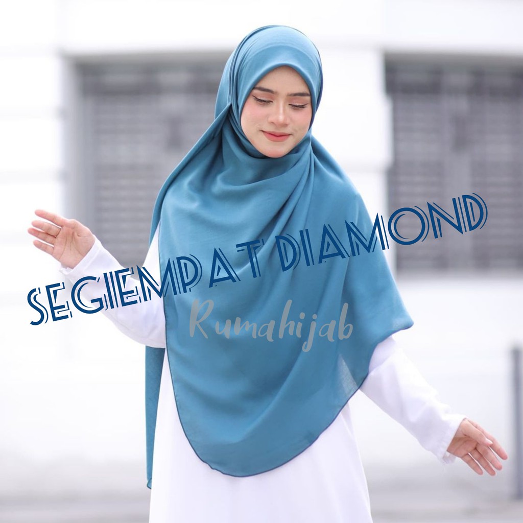 hijab segiempat / kerudung diamond / Atasan Gamis / Jilbab Segiempat Diamond by Rumahijabselfia