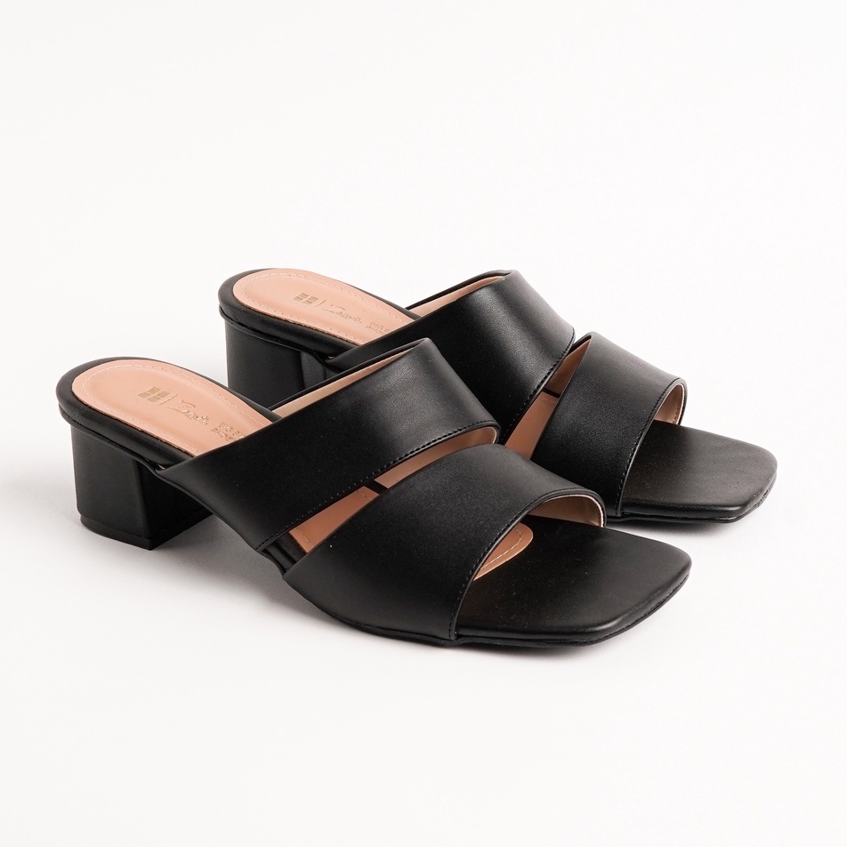 Sandal Wanita Uk Besar Big Size 41~45 Hak 5cm/Sandal Wanita Big Size Jumbo/Sandal Kerja/Sandal Santa