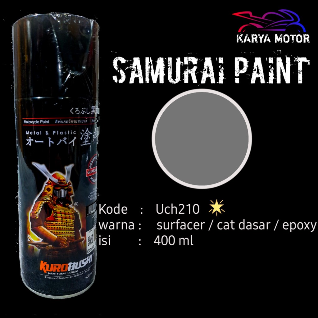 SAMURAI PAINT EPOXY SURFACER UCH210 CAT DASAR SEMPROT