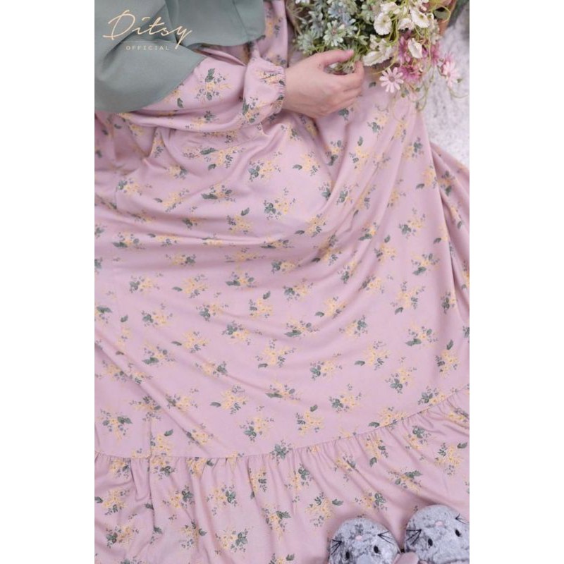 Nightgown ditsy 2021 Nualla Pink M