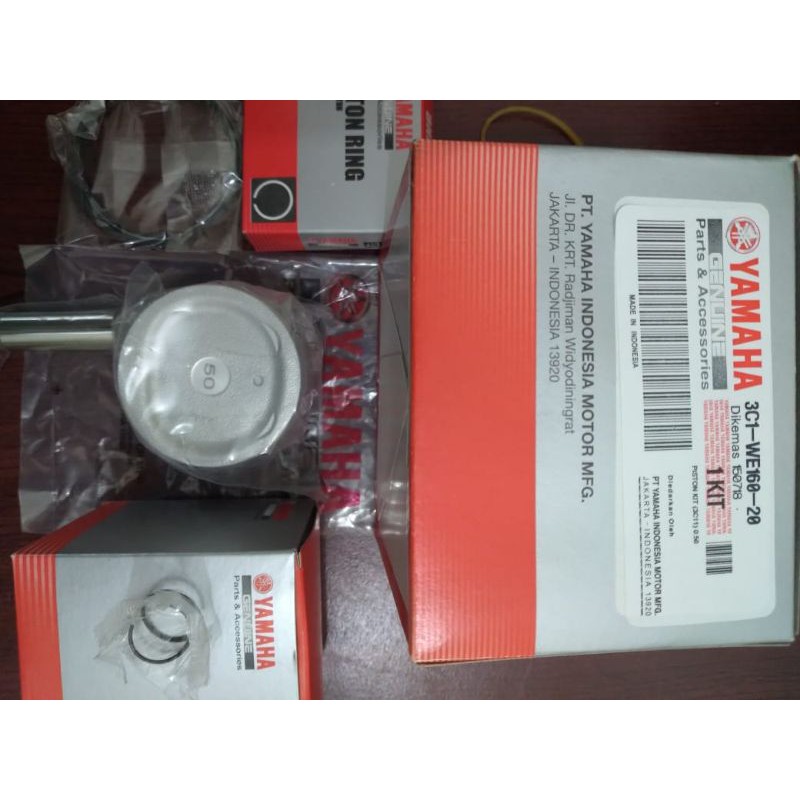 PISTON KIT PISTON KIT RING SEHER VIXION YAMAHA 3C1 WE160 20