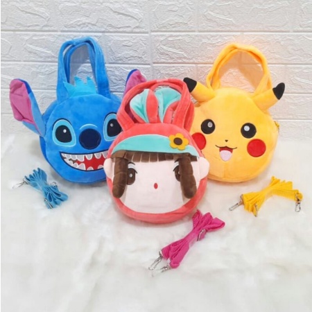 TAS STITCH SELEMPANG WANITA BARU NEW TAS SELEMPANG LILO STITCH SLING BAG