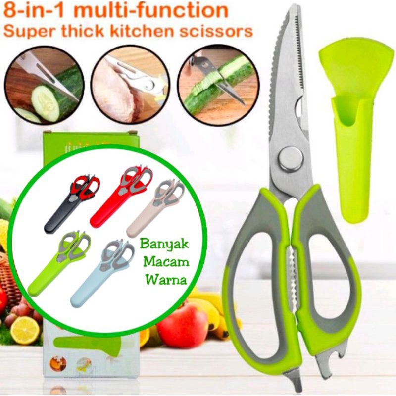 {HK_88}GUNTING DAPUR MULTI FUNGSI SERBAGUNA 8IN1