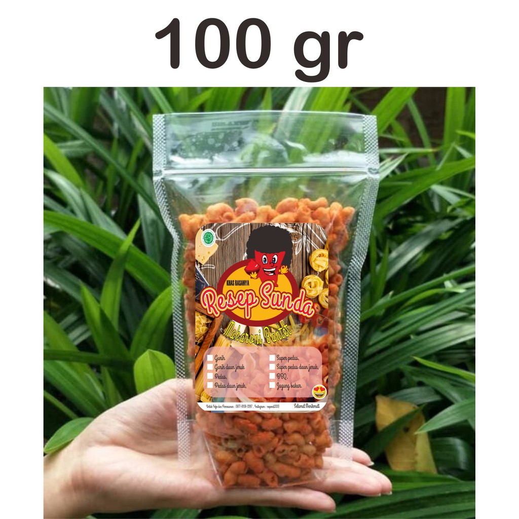 

makaroni/macaroni kriuk khas sunda 100gr