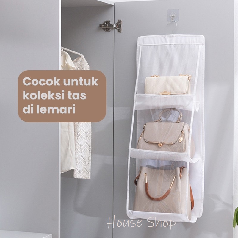 HS-0179 Rak Gantung Penyimpanan Tas Sepatu - Gantungan Tas - Bag Storage